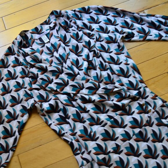 Diane Von Furstenberg DVF Agaton wrap silk dress Size 12 - Picture 5 of 16